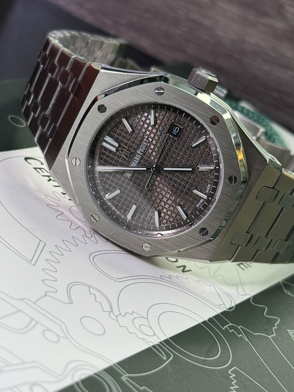 Audemars Piguet Royal Oak Slate grey Dial Stainless Steel Automatic 41 mm - Image 6