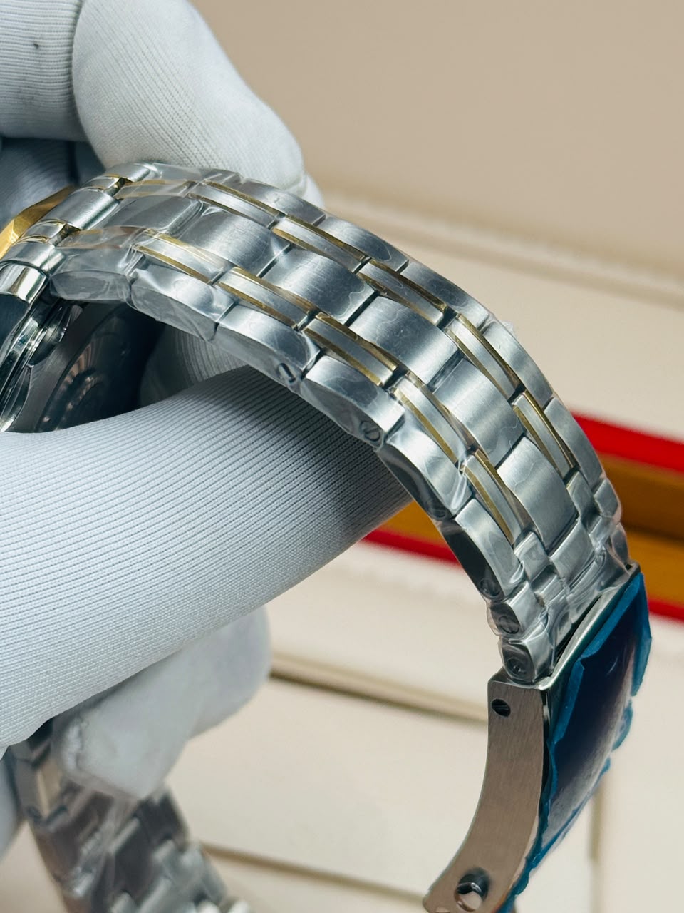 Two-tone Omega Seamaster Diver 300M Co-Axial Master Chronometer. - Image 7