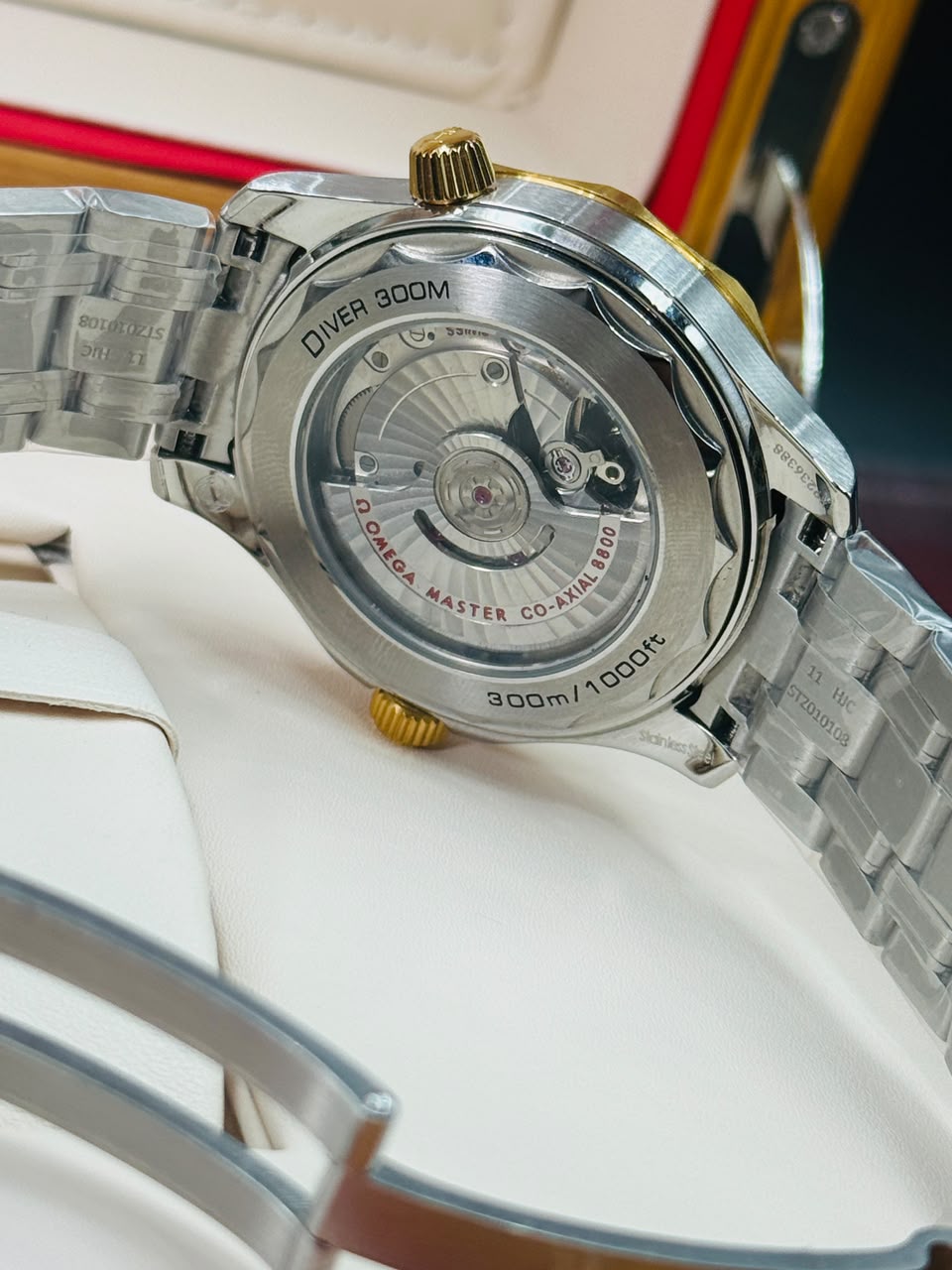 Two-tone Omega Seamaster Diver 300M Co-Axial Master Chronometer. - Image 11