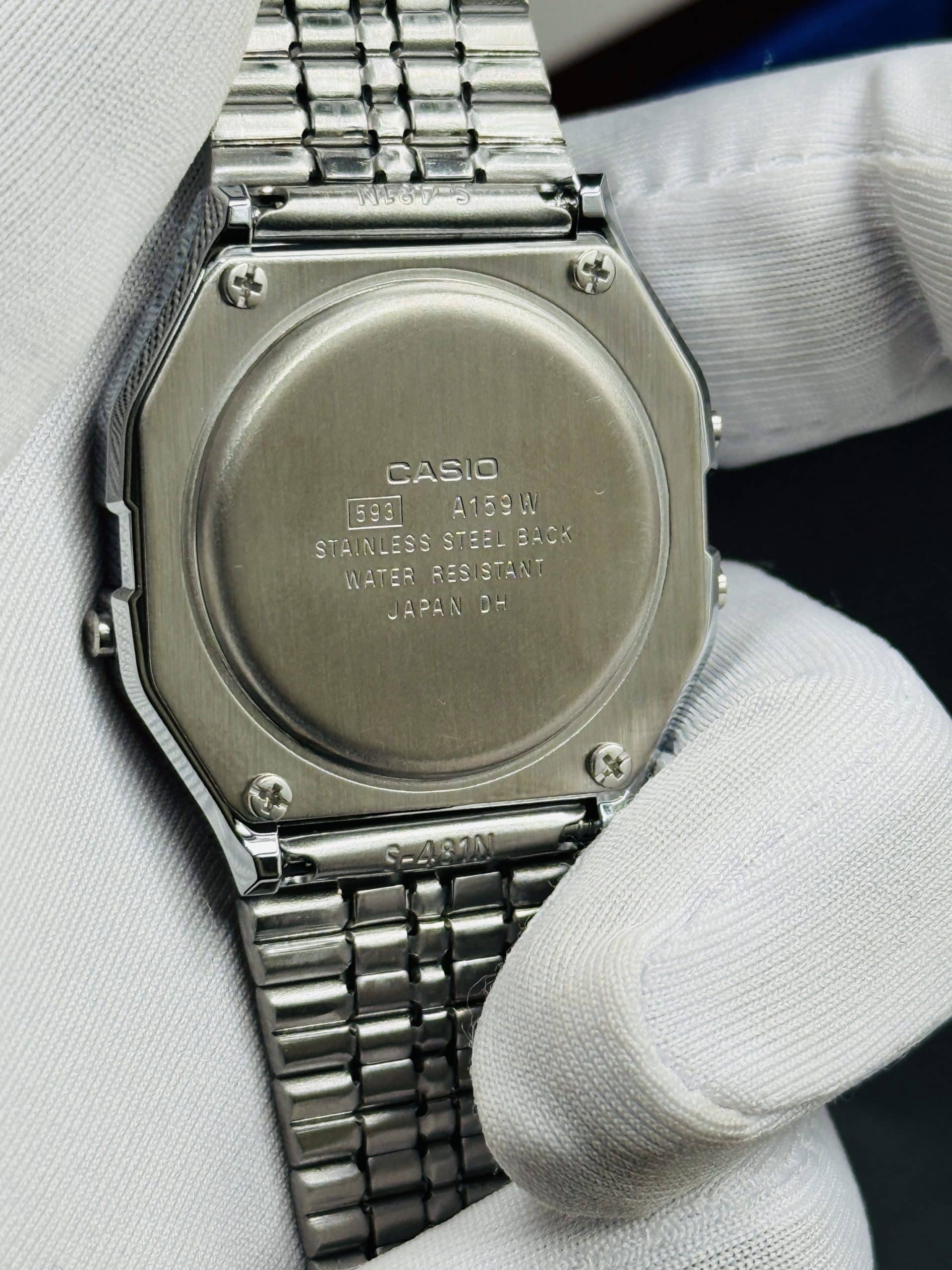Casio Vintage A159WA-N1 Stainless steel Watch -CASIO TIME TICKING. - Image 4