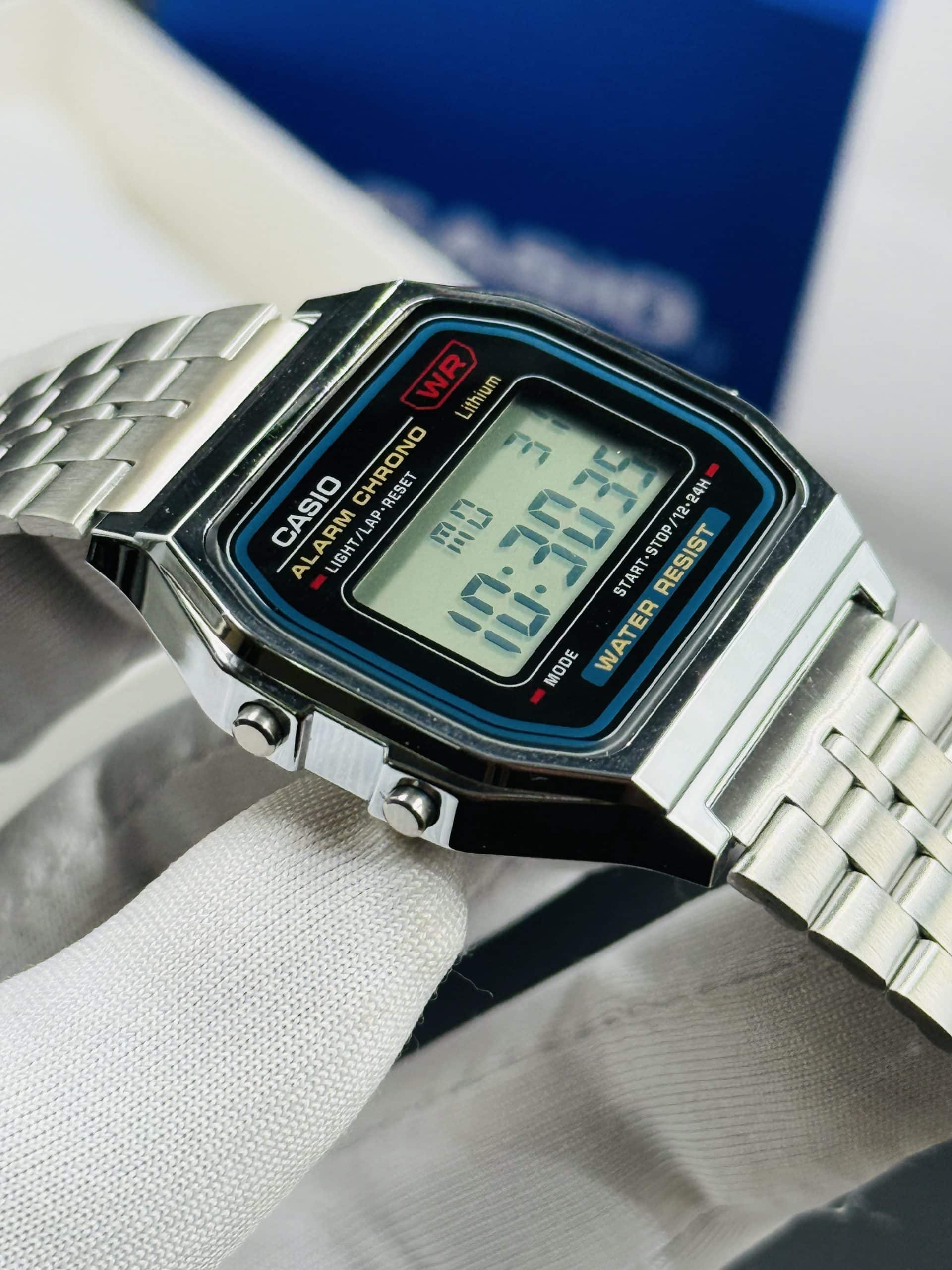 Casio Vintage A159WA-N1 Stainless steel Watch -CASIO TIME TICKING. - Image 5
