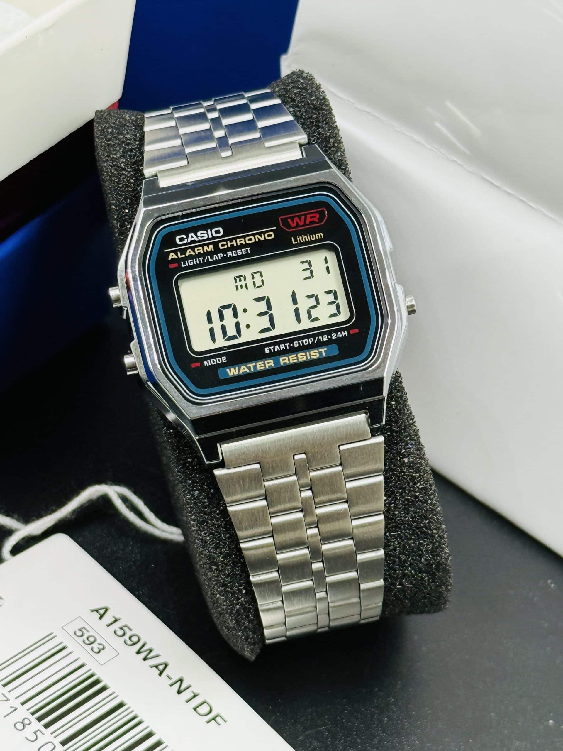 Casio Vintage A159WA-N1 Stainless steel Watch -CASIO TIME TICKING. - Image 6