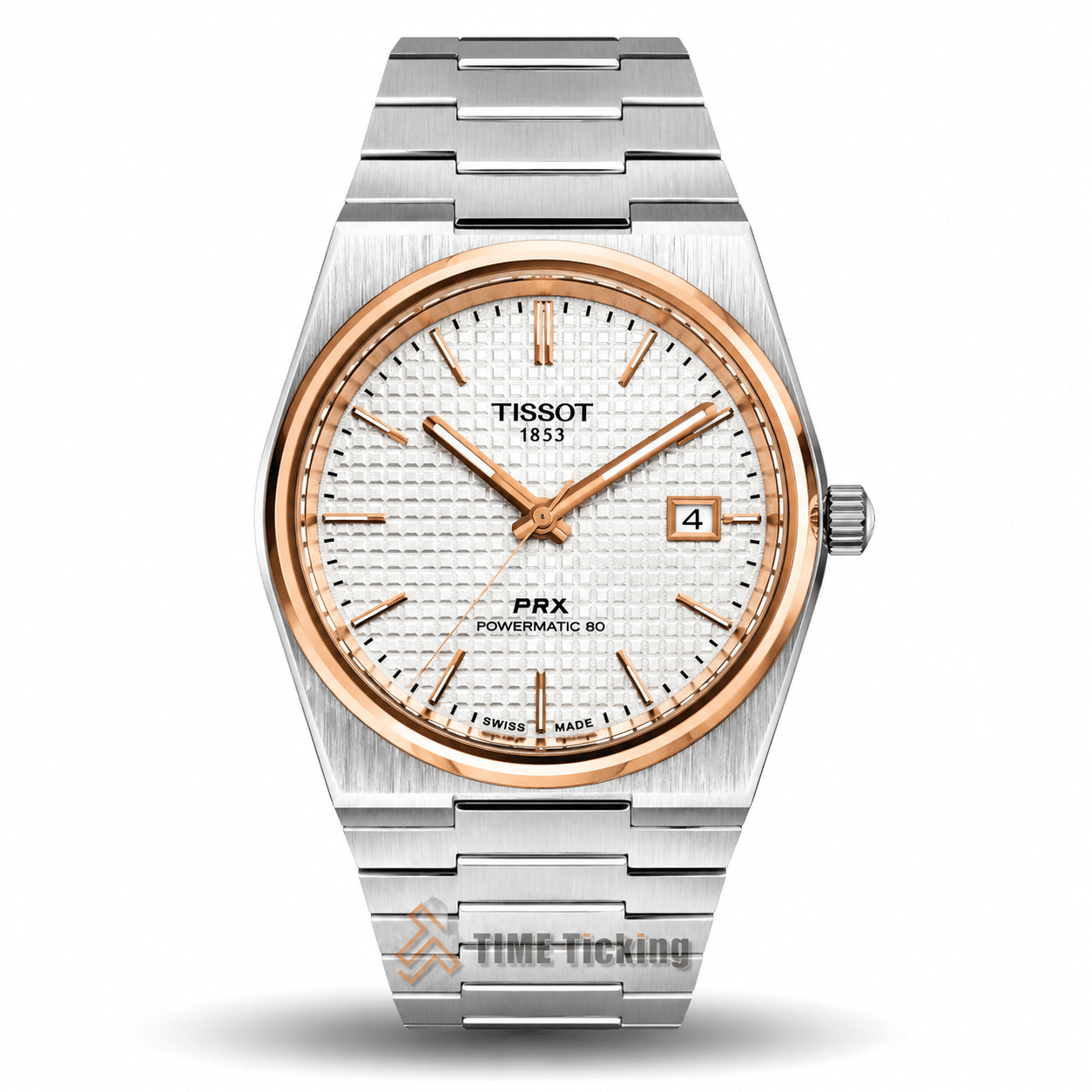 Tissot PRX Powermatic 80 38mm Silver-White Dial Stainless Steel Automatic Men’s Watch
