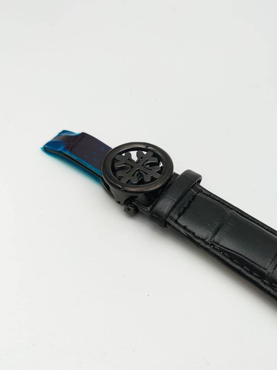 PATEK-201912 BLACK BELT BLACK DIAL MEN’S WATCH - Image 4