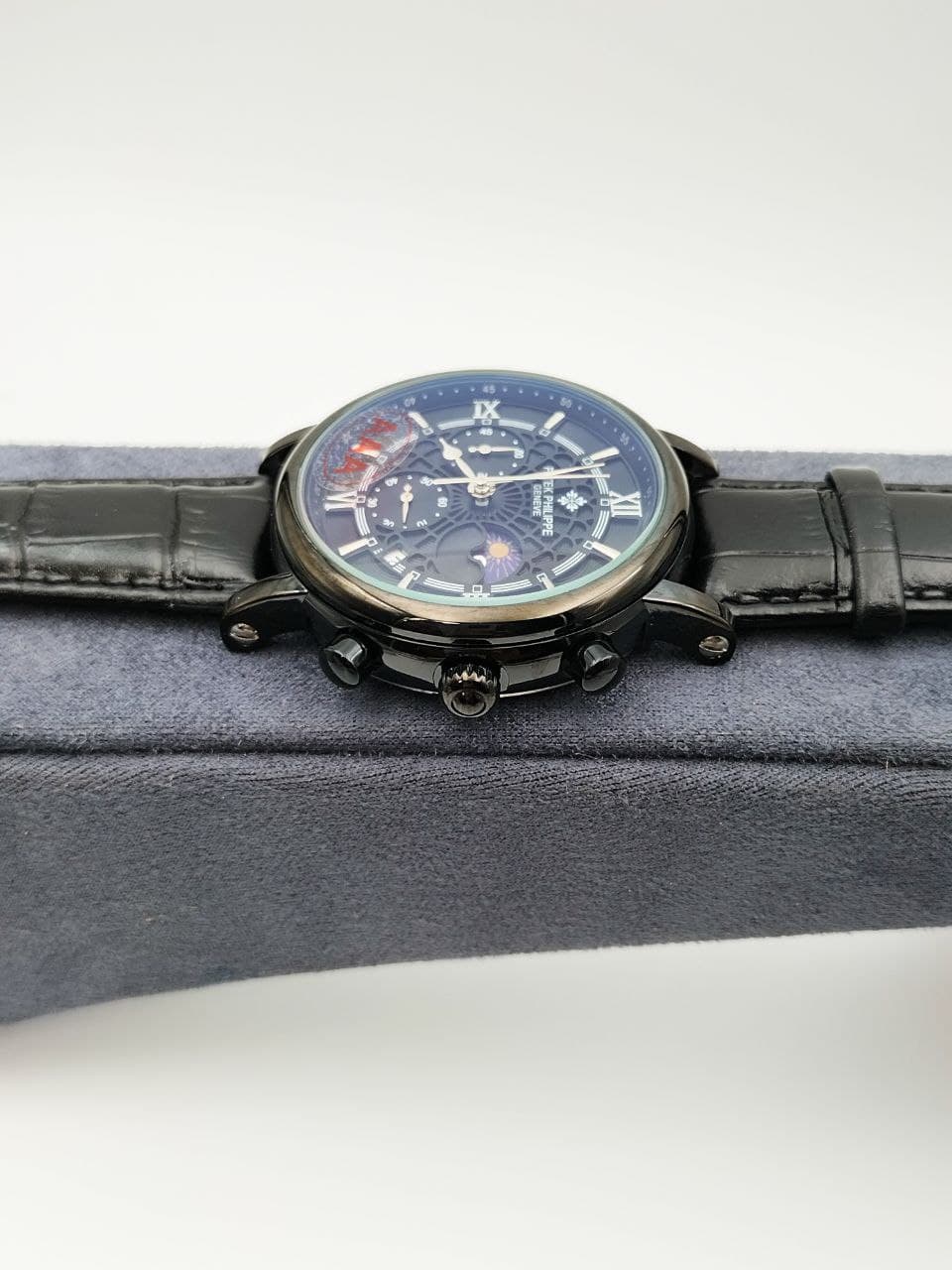 PATEK-201912 BLACK BELT BLACK DIAL MEN’S WATCH - Image 3