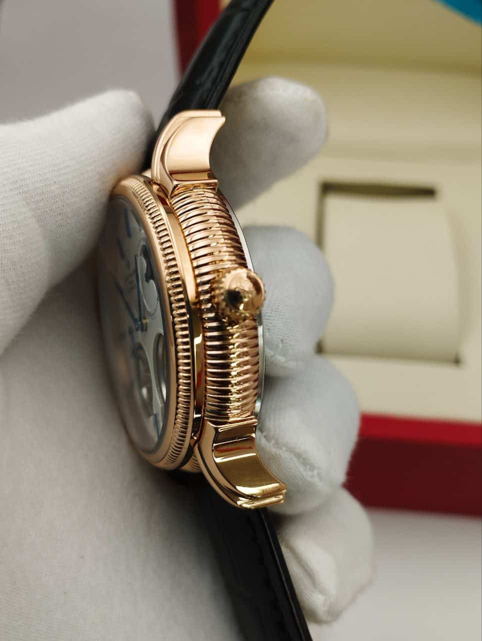 Patek Phillippe Double Tourbillon 41mm White Dial Men’s Watch. - Image 3