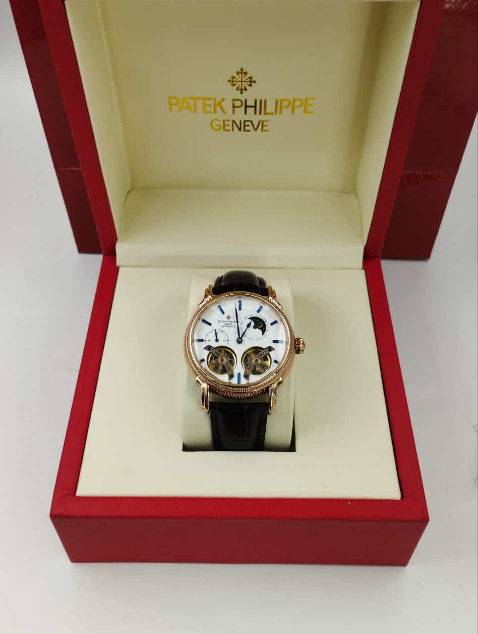 Patek Phillippe Double Tourbillon 41mm White Dial Men’s Watch. - Image 7