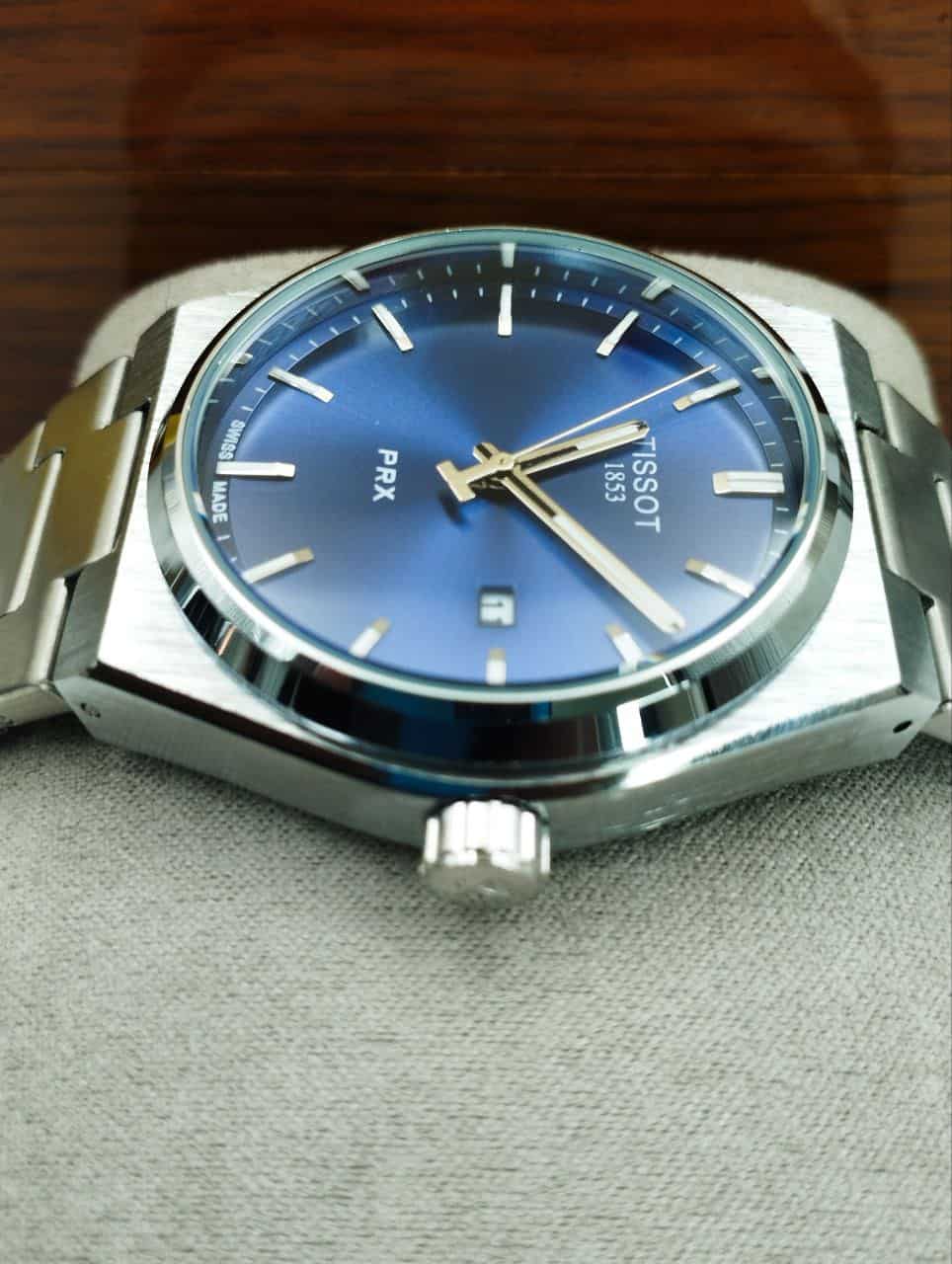 TISSOT P R X 40MM Quartz SS Light Blue Dial Men’s Watch - Image 6