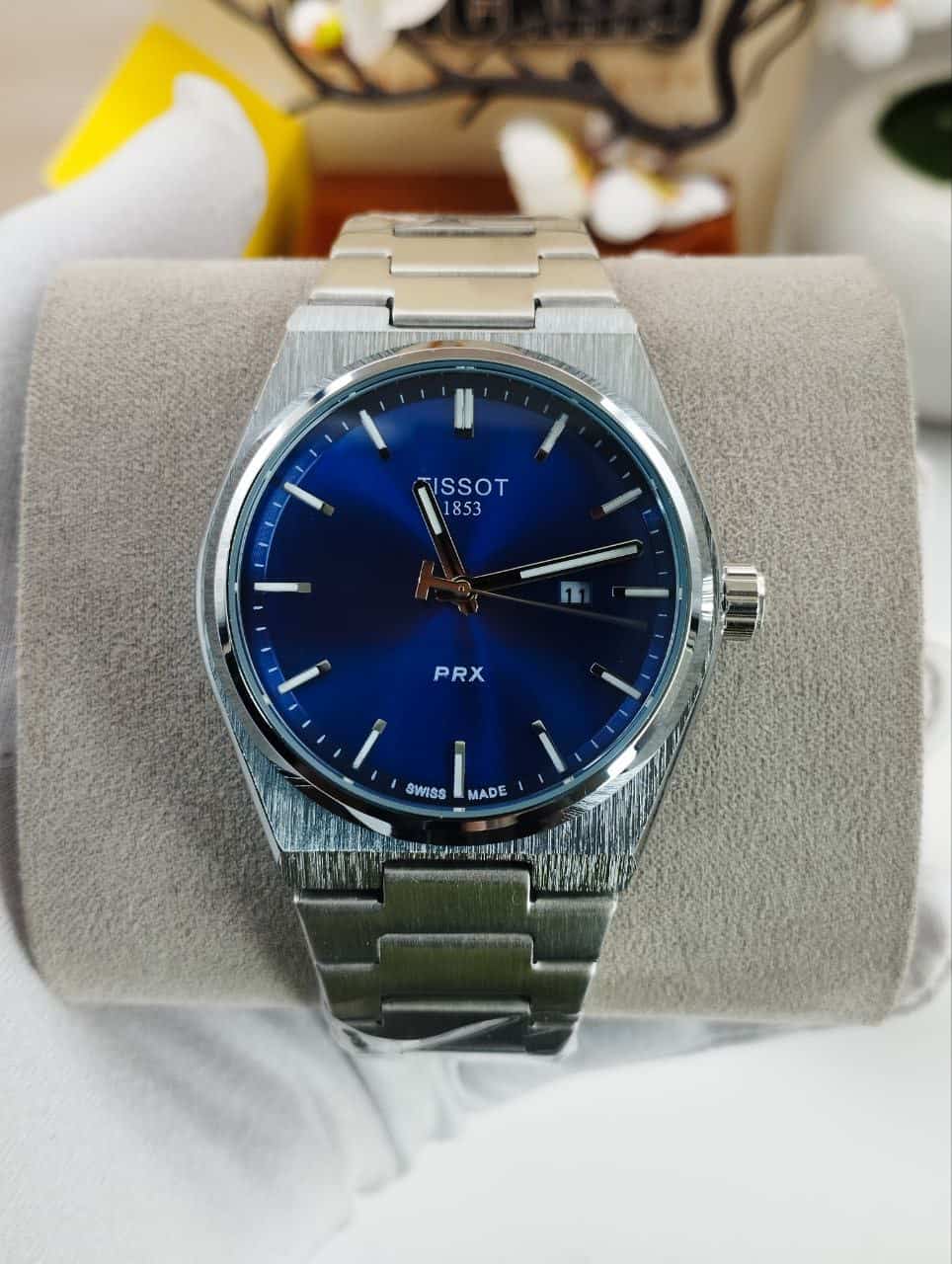 TISSOT P R X 40MM Quartz SS Light Blue Dial Men’s Watch - Image 8