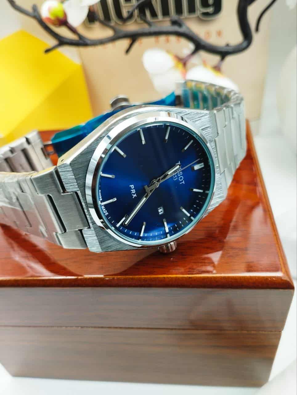 TISSOT P R X 40MM Quartz SS Light Blue Dial Men’s Watch - Image 7