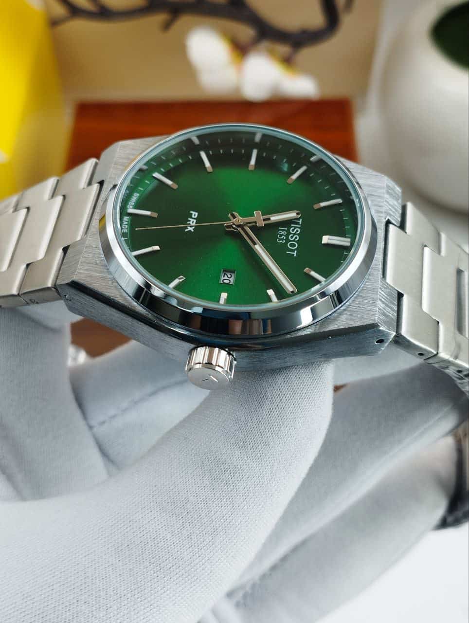 TISSOT P R X 40MM Quartz SS Green Dial Men’s Watch - Image 6