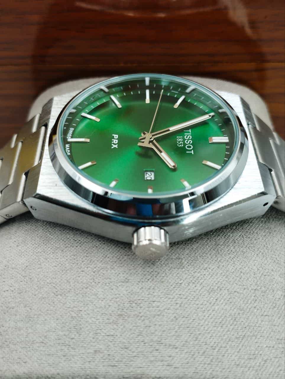 TISSOT P R X 40MM Quartz SS Green Dial Men’s Watch - Image 3
