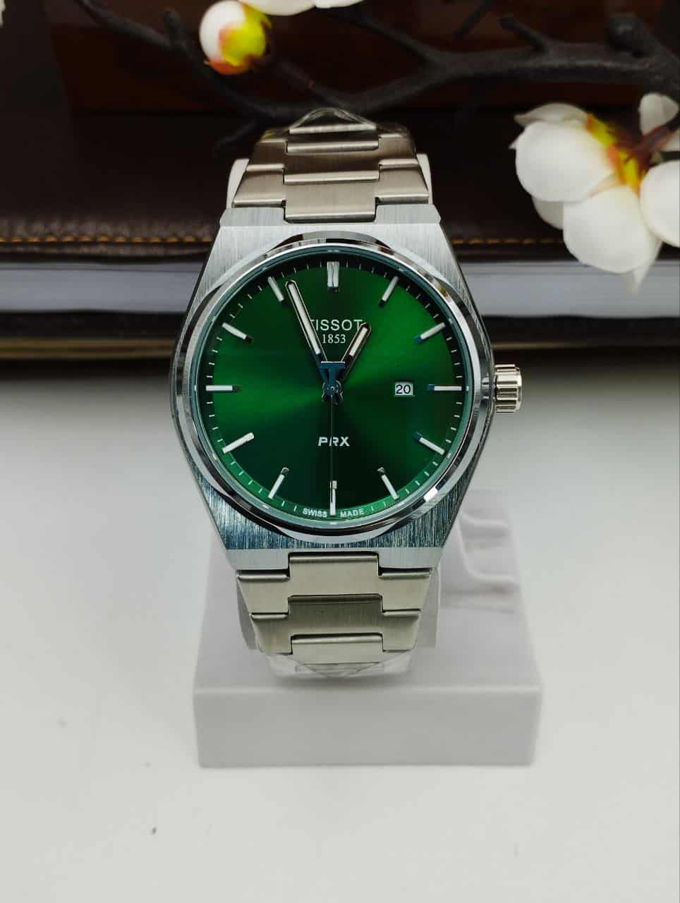 TISSOT P R X 40MM Quartz SS Green Dial Men’s Watch - Image 5