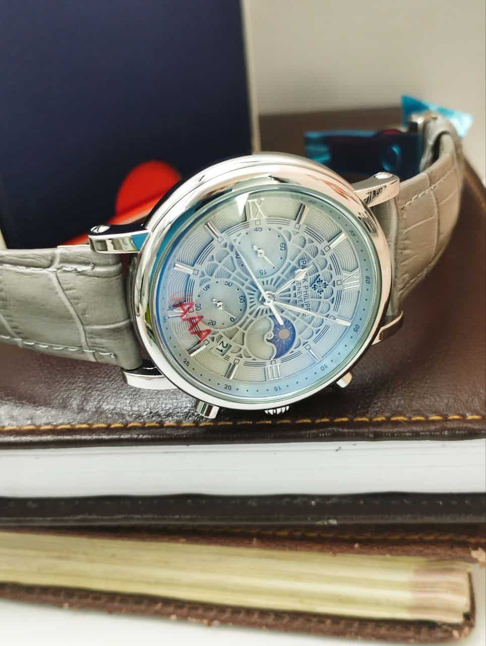 PATEK-201912 Ash BELT Ash DIAL MEN’S WATCH - Image 5