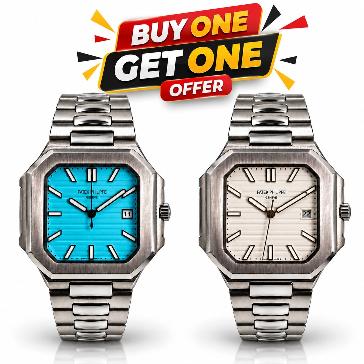 Buy 1 Get 1 Free Watches Offer – Time Ticking Premium Watches”