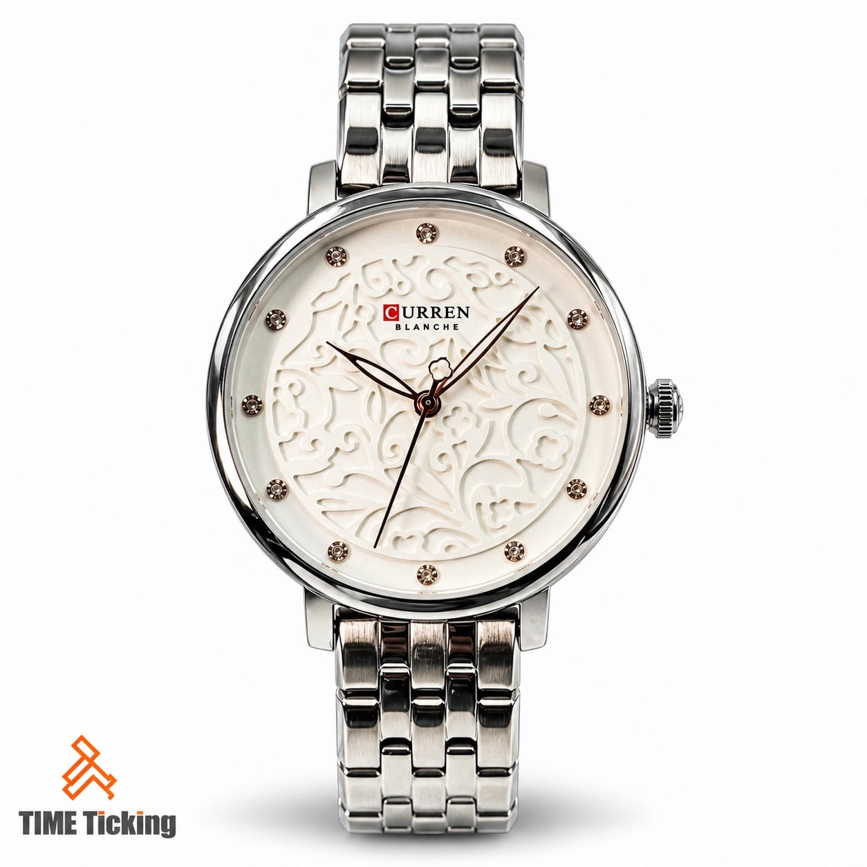 Curren Blanche Women's Silver Watch | Time Ticking